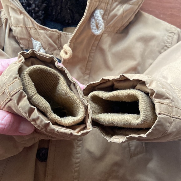 Gap Tan Hooded Utility Coat (Very Warm!) 18-24m - Picture 8 of 15